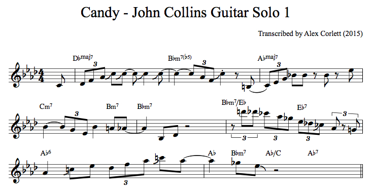 John Collins Candy Solo 1